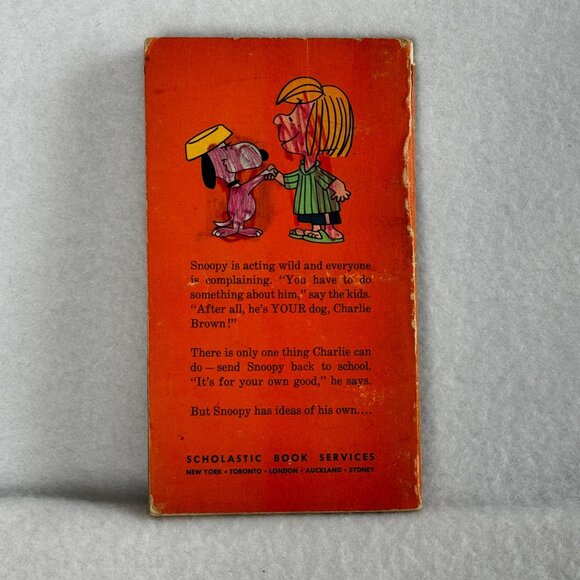Charles M Schulz Paperback He's Your Dog Charlie Brown Scholastic 1968 Book - Picture 2 of 6